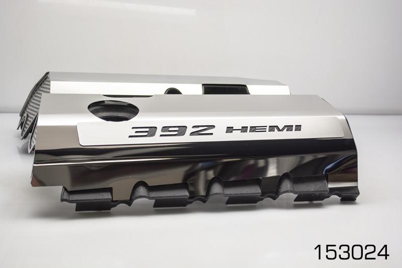 Polished Fuel Rail Covers "392 HEMI" Lettering 2011-14 392 Hemi - Click Image to Close